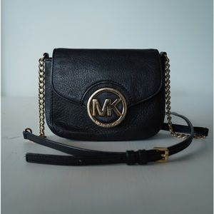 Michael Kors small black crossbody bag